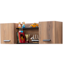 Dulap de perete EMPOLI 2 rafturi 2 uşi 125 x 40 cm - Maroom