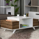 Măsuță cafea BIANCA 2 uși 1 raft 90 x 60 cm - Maroom