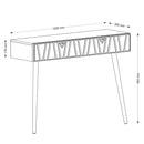 Consola MINA 1 sertar 120 x 89 cm - Maroom