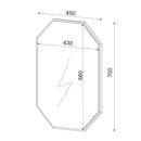 Oglindă DYLAN 45 x 70 cm - Maroom