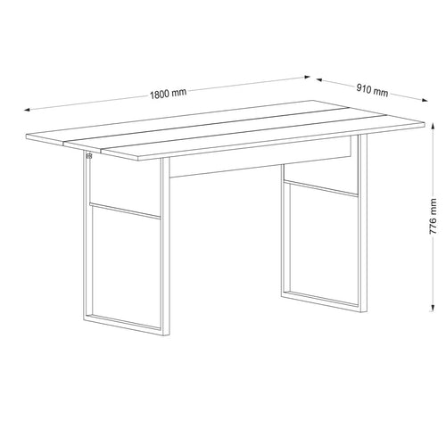Masă fixă DYLAN 180 x 91 cm - Maroom