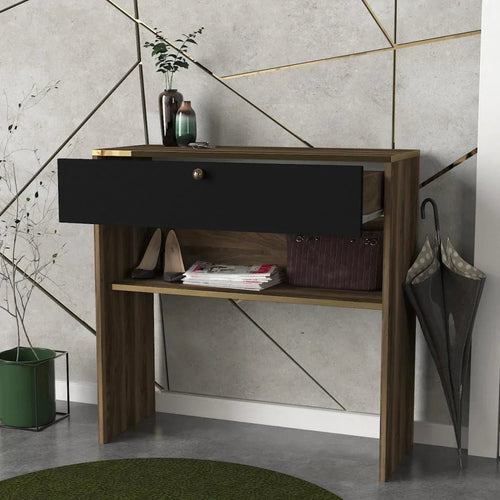 Consolă LOCKE 1 sertar, 1 raft 90 x 90 cm - Maroom