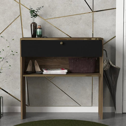 Consolă LOCKE 1 sertar, 1 raft 90 x 90 cm - Maroom