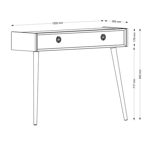 Consola MILENA 1 sertar 120 x 90 cm - Maroom