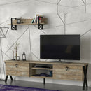 Set comodă TV CHLOE 2 uși 3 rafturi 180 cm - Maroom