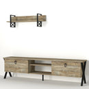 Set comodă TV CHLOE 2 uși 3 rafturi 180 cm - Maroom