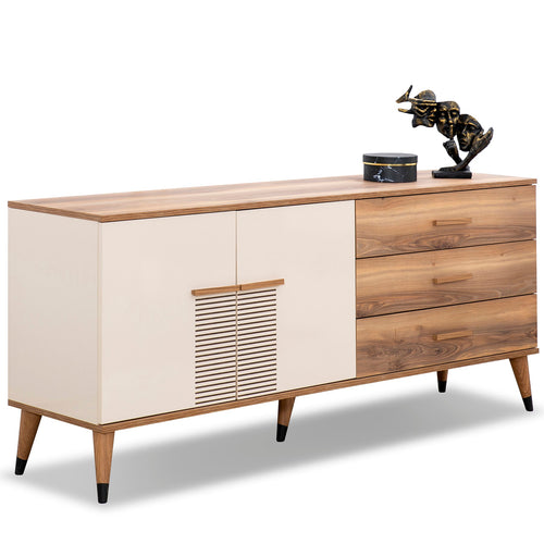 Comodă FULYA 2 uşi 3 sertare 190 x 81 cm - Maroom