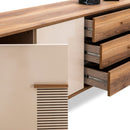 Comodă FULYA 2 uşi 3 sertare 190 x 81 cm - Maroom