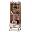 Bibliotecă FULYA 4 rafturi 1 sertar 59 x 173 cm - Maroom
