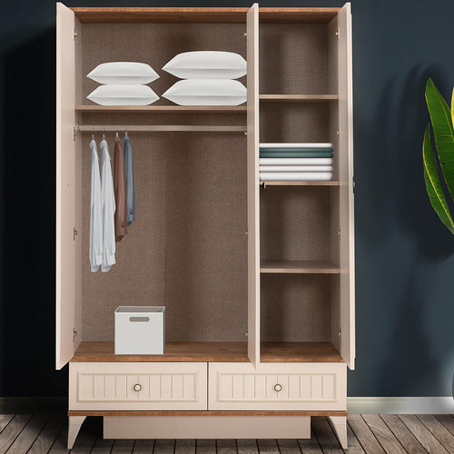 Dulap LENA 3 uși 2 sertare 127 x 202 cm - Maroom