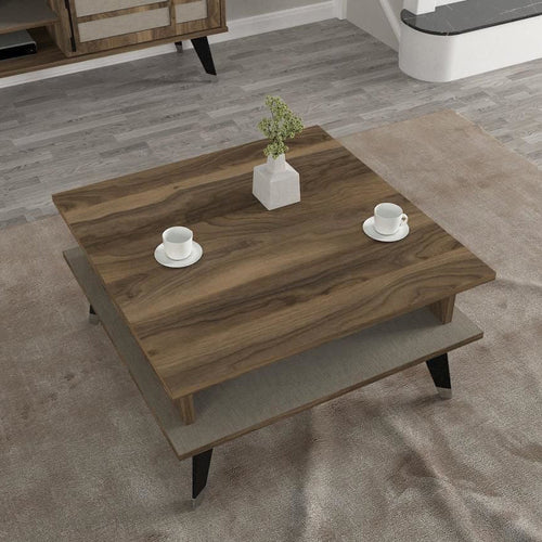 Măsuță cafea ZARA 1 raft 72 x 72 cm - Maroom