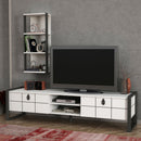 Set comodă TV DYLAN 2 uși 5 rafturi 185 cm, Opțiuni culoare