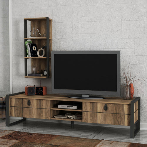 Set comodă TV DYLAN 2 uși 5 rafturi 185 cm, Opțiuni culoare