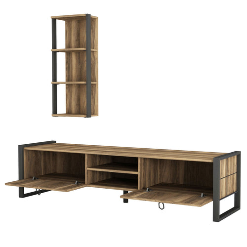 Set comodă TV DYLAN 2 uși 5 rafturi 185 cm, Opțiuni culoare