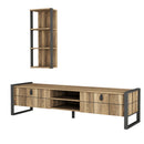 Set comodă TV DYLAN 2 uși 5 rafturi 185 cm, Opțiuni culoare