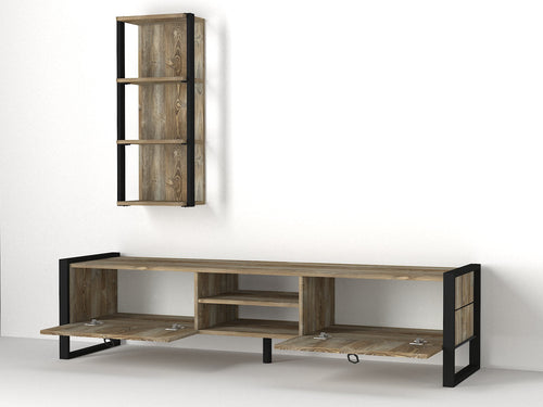 Set comodă TV DYLAN 2 uși 5 rafturi 185 cm, Opțiuni culoare