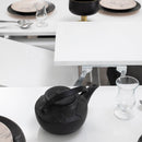 Masă extensibilă LOTTO 121 ( 156 ) x 80 cm, Nuc