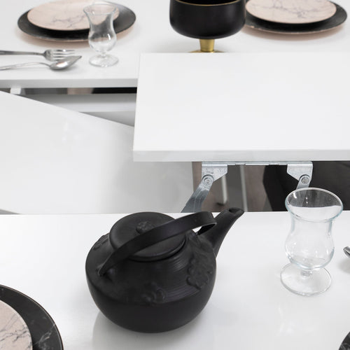 Masă extensibilă LOTTO 121 ( 156 ) x 80 cm, Nuc