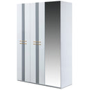 Dulap LOTTO 3 uși 136 x 201 cm, Nuc