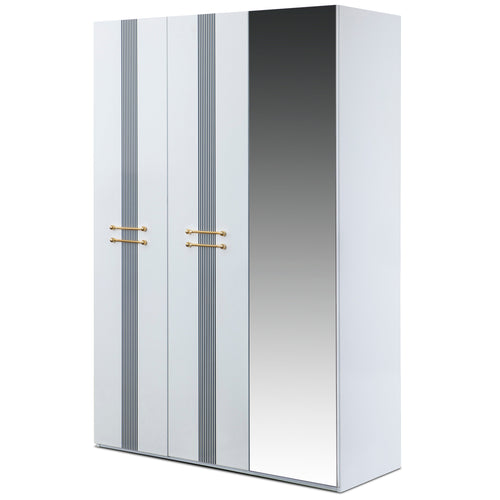 Dulap LOTTO 3 uși 136 x 201 cm, Nuc