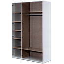 Dulap LOTTO 3 uși 136 x 201 cm, Nuc