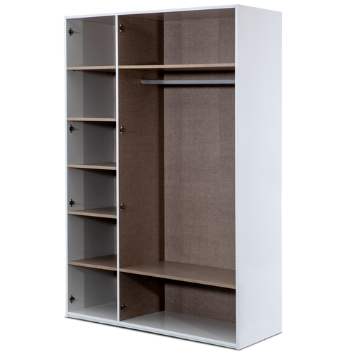 Dulap LOTTO 3 uși 136 x 201 cm, Nuc