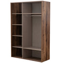 Dulap LOTTO 3 uși 136 x 201 cm, Nuc