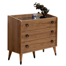 Comodă LUCAS 3 sertare 102 x 90 cm - Maroom