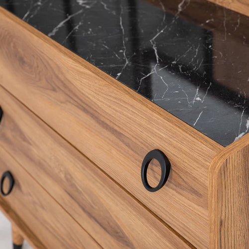 Comodă LUCAS 3 sertare 102 x 90 cm - Maroom