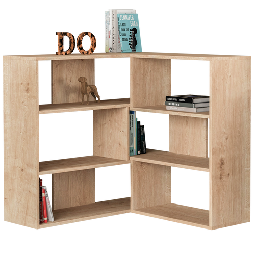 Bibliotecă ANJELIQUE 6 rafturi 158 x 89 cm, Opțiuni culoare - Maroom