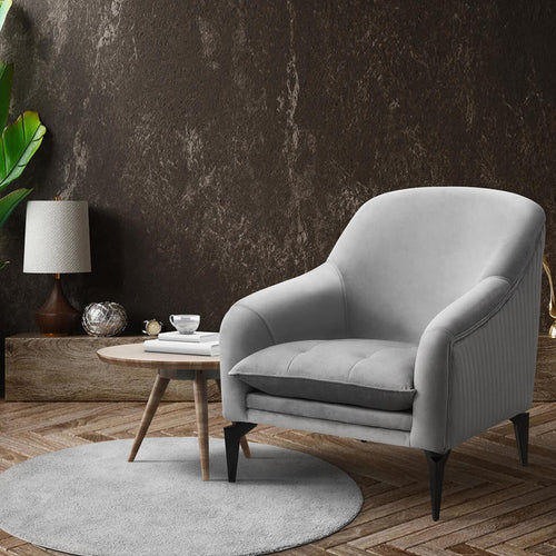 Fotoliu MONREAL, Tip material:&nbsp;Catifea exclusivă, Tipul picioarelor: Poliuretan cu acoperire naturală foarte durabil