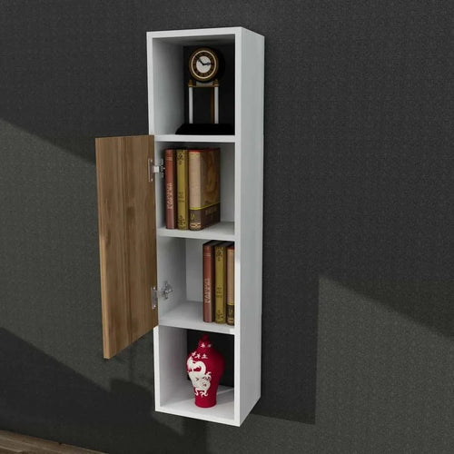 Dulap de perete JUSTIN 1 ușă, 2 rafturi 30 x 120 cm - Maroom