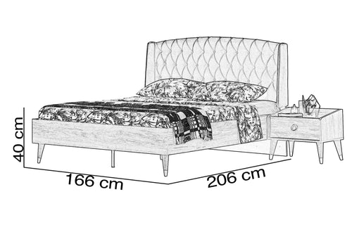 Pat LUCAS 160 x 200 cm - Maroom