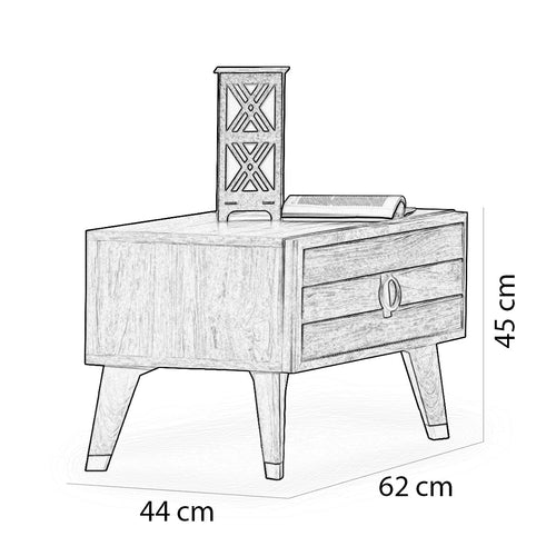 Noptieră CARMEN 62 x 44 cm - Maroom