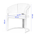 Scaun ALLEGRA, Opţiuni culoare - Maroom