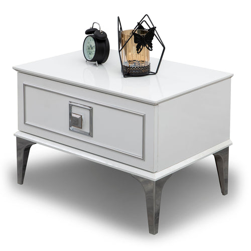 Noptieră OSLO 65 x 46 cm, Alb