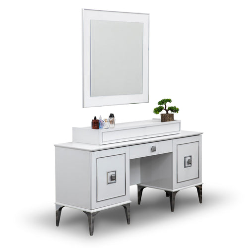 Comodă OSLO 2 uşi 2 sertare 150 x 82 cm, Alb