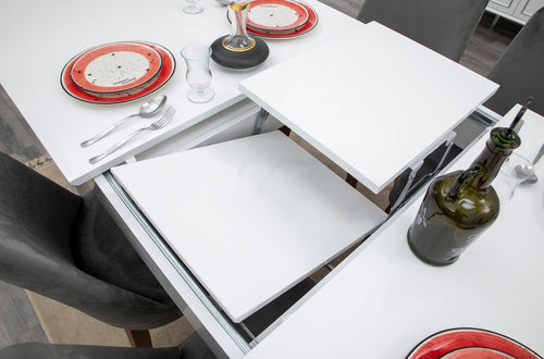 Masă extensibilă OSLO 170 ( 204 ) x 89 cm, Gri