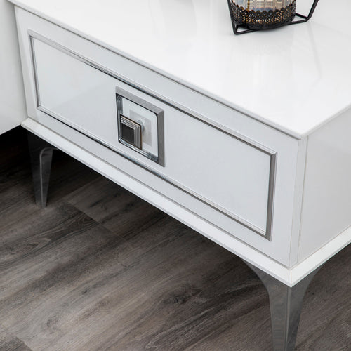 Noptieră OSLO 65 x 46 cm, Alb