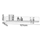 Raft de perete VALENCIA 121 cm - Maroom