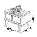 Noptieră SEMENTA 1 sertar 65 x 45 cm - Maroom