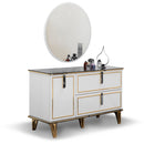 Comodă SEMENTA 1 ușă 2 sertare 132 x 79 cm - Maroom