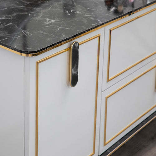 Comodă SEMENTA 1 ușă 2 sertare 132 x 79 cm - Maroom