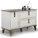 Comodă SEMENTA 1 ușă 2 sertare 132 x 79 cm - Maroom