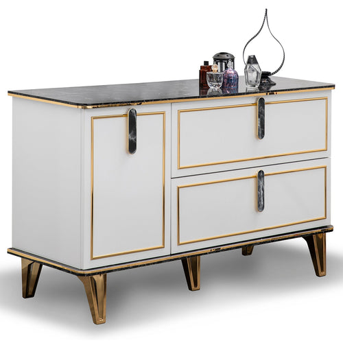 Comodă SEMENTA 1 ușă 2 sertare 132 x 79 cm - Maroom