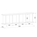 Raft de perete ROAGEN 120 x 34 cm - Maroom