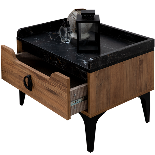 Noptieră TORINO 1 sertar 60 x 46 cm - Maroom