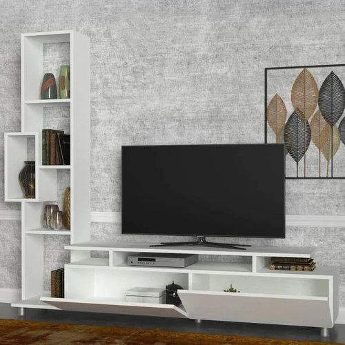 Comodă TV WENDY 2 uși 6 rafturi 160 cm Opțiuni culoare