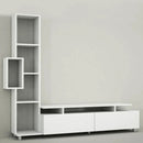 Comodă TV WENDY 2 uși 6 rafturi 160 cm Opțiuni culoare