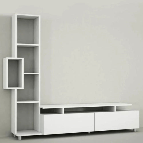 Comodă TV WENDY 2 uși 6 rafturi 160 cm Opțiuni culoare